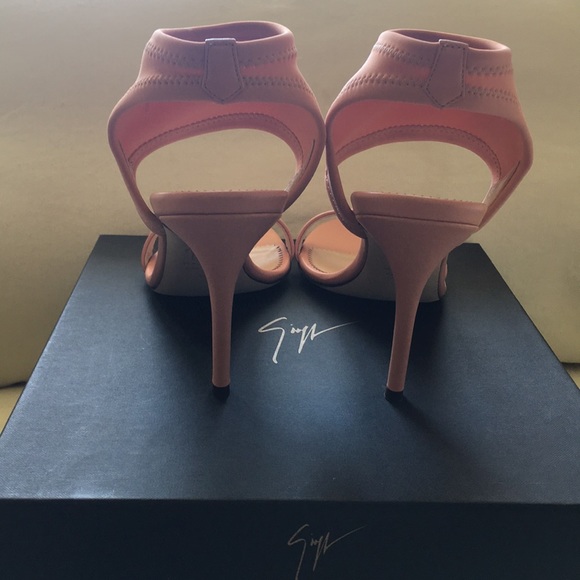 💗 GIUSEPPE ZANOTTI 💗 Nude Baby Pink Heels 40 - Picture 9 of 10